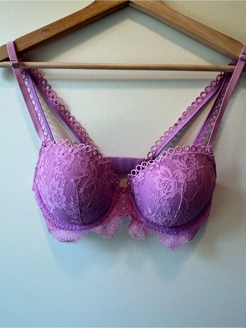 Victoria’s Secret Lace Balconette Bra in Lavender - Women Intimates & Sleepwear